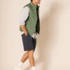 (32W) Calções Chino Corte Clássico Escuro Azul Marinho Amazon Essentials