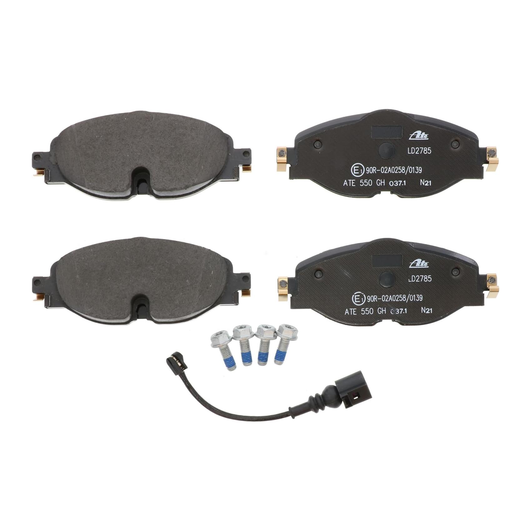 Pastilhas de travão ATE Ceramic 13.0470-2785.2 com Avisador e Parafusos