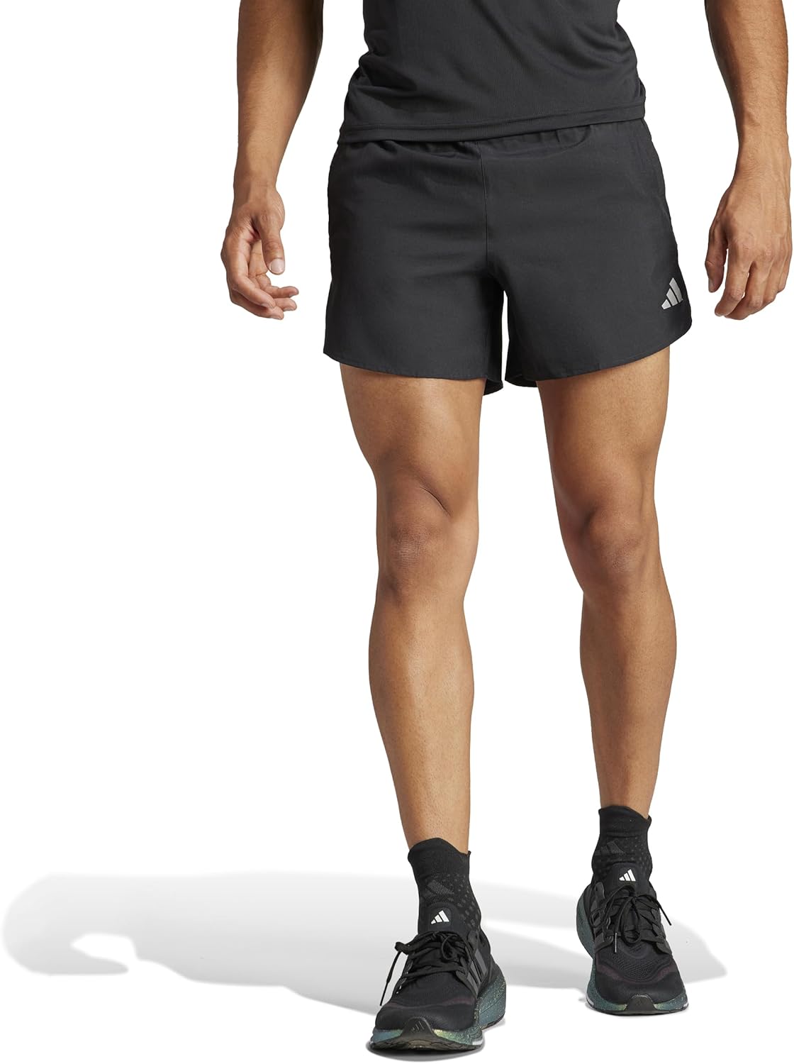 (L) Calções Corrida adidas Run It 5 Inch Preto Homem