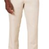 (34W/32L) Calças de vestir Corte Estreito Essentials Flatfront Slim Stone