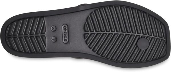 (34/35) Sandalias Crocs Miami Toe Loop Mulher Preto