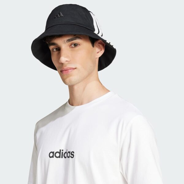(XS) T-Shirt adidas Essentials Linear Single Jersey TeeBranco/Preto