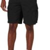 (48W) Calções Cargo Corte Clássico Negro Amazon Essentials Homem