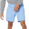(38W) Calções justos em tecido elástico Amazon Essentials para Homem - Azul