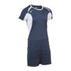 (XL) Conjunto Futebol / Desporto Asioka Adulto Mangas Curtas Azul Marinho