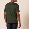 (S) T-Shirt Henley Amazon Essentials Manga Curta Algodão 2 Unidades Oliva/Preto