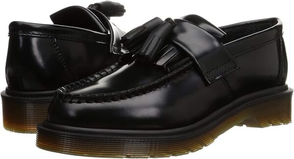 (38) Mocassins em pele Dr Martens Adrian Smooth - Negro