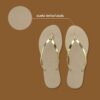 (39/40) Sandálias Havaianas You Metallic Tiras Metálicas Tacão Pequeno Mulher
