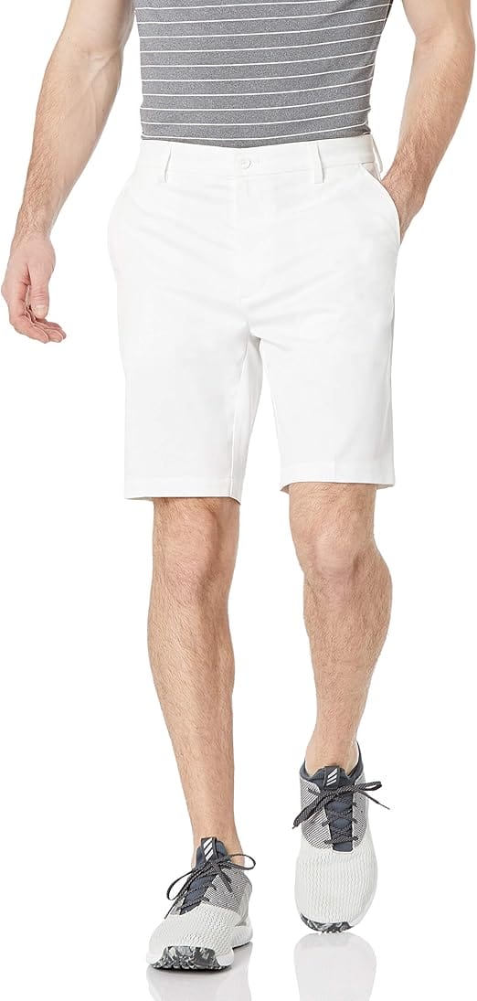 Calção curto elástico de golfe Branco 30W Homem