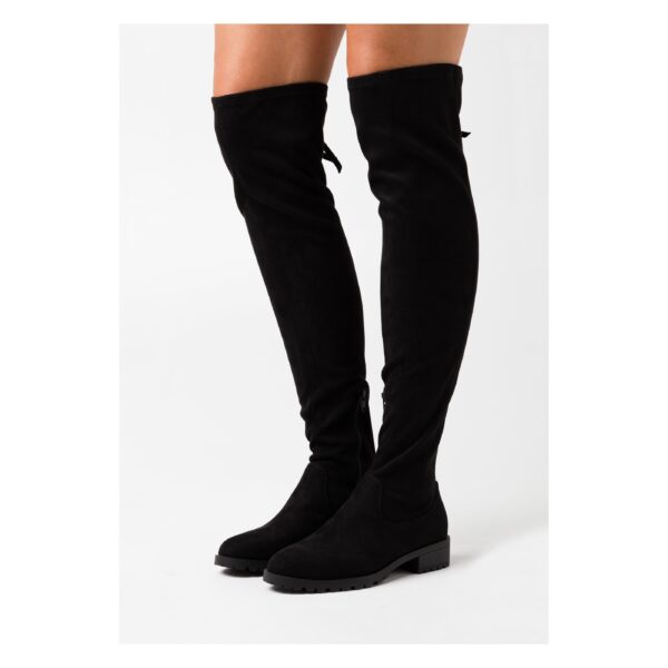 (40) Botas Anna Field acima do joelho mulher - Negro