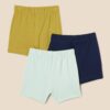 810XopG1lwL._AC_SL1500_ (3 Anos) Calções Algodão Amazon Essentials Pack 3 Mint Azul Marinho Verde Azeitona Criança
