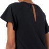 (XXL) T-Shirt Gola Redonda Aberta Amazon Essentials Regular-Fit Preto Kapärmel