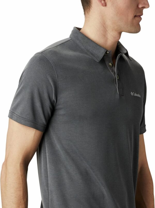 (M) Polo Columbia Shark para Homem - Cinza
