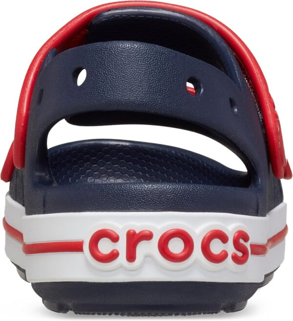 (24/25) Sandálias Unissexo Crocs Crocband Cruiser Sanda T Azul Marinho Vermelho