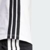 (L) T-Shirt adidas Essentials 3-Stripes Algodão Branco e Preto Mulher