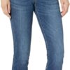 (40 Curto) Jeggings Stretch Cintura Média Amazon Essentials Azul Médio Mulher