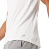 (L) Top Ginásio Amazon Essentials Função Stretch Leve Secagem Rápida Branco Homem