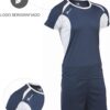 (XL) Conjunto Futebol / Desporto Asioka Adulto Mangas Curtas Azul Marinho