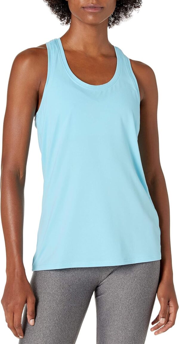 (XXL) Top de Alças Active Quick Dry Neonrosa/Azul 2 Unidades Amazon Essentials