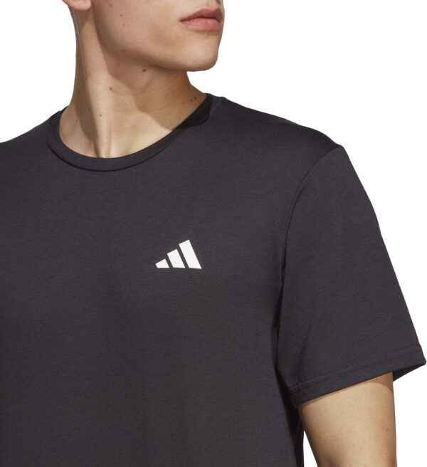 (S) T-Shirt Treino adidas Essentials Comfort Preto e Branco Homem