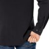 (XXL) Camisa Informal Manga Comprida e Corte Reto Amazon Essentials para Homem - Preto