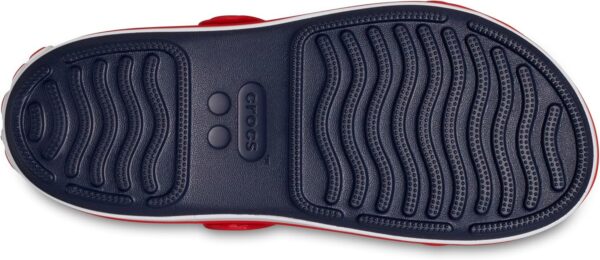 (24/25) Sandálias Unissexo Crocs Crocband Cruiser Sanda T Azul Marinho Vermelho