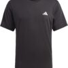 (S) T-Shirt Treino adidas Essentials Comfort Preto e Branco Homem