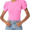(XL) T-shirt de gola redonda e mangas dobráveis de corte padrão Amazon Essentials