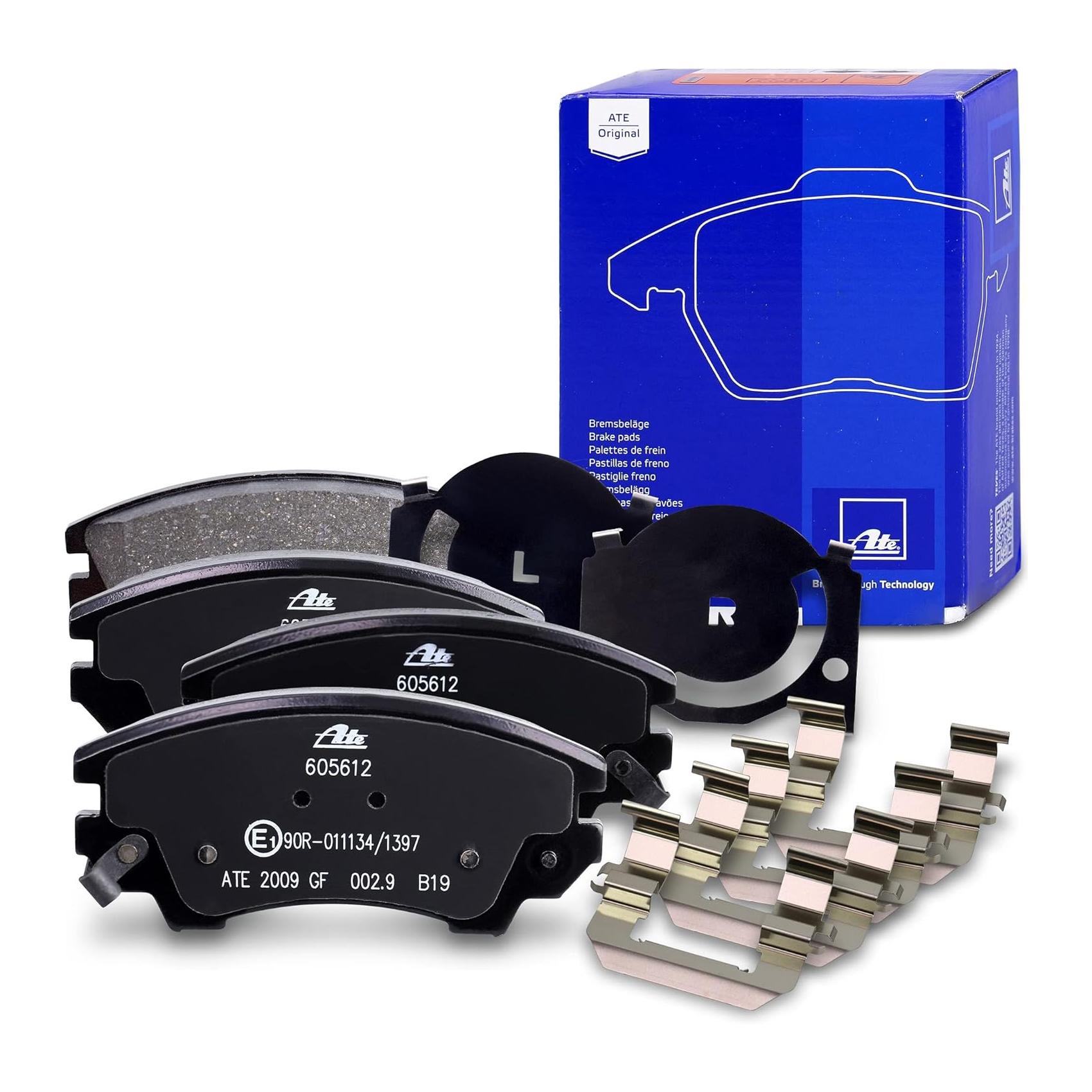 Pastilhas de travão ATE 13.0460-5612.2 c/ Avisador e Acessórios