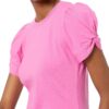(XL) T-shirt de gola redonda e mangas dobráveis de corte padrão Amazon Essentials