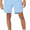 (38W) Calções justos em tecido elástico Amazon Essentials para Homem - Azul