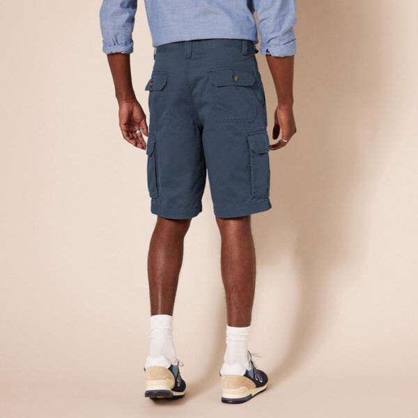 (42W) Calções Cargo Classic-Fit Dunkelblau Amazon Essentials 25 cm