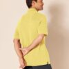 (L) T-Shirt polo algodão corte regular Amazon Essentials Amarelo
