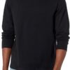 (M) Camisola Manga Comprida Amazon Essentials Corte Regular Preto Homem