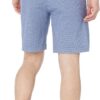 (42W) Calções Chino Geométrico Azul Corte Clássico Amazon Essentials 23 cm