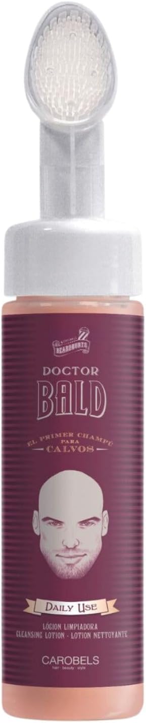 Loção de Limpeza Do Couro Cabeludo Diária Beardburys Doctor Bald 200 ml – Hidratante e Calmante (Sem Parabenos)