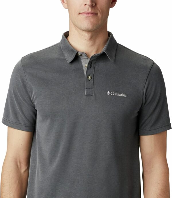 (M) Polo Columbia Shark para Homem - Cinza