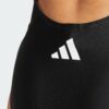 (M/42) Fato de Banho adidas 3-Stripes V-Back Corte Justo Tecido Infinitex Preto e Branco
