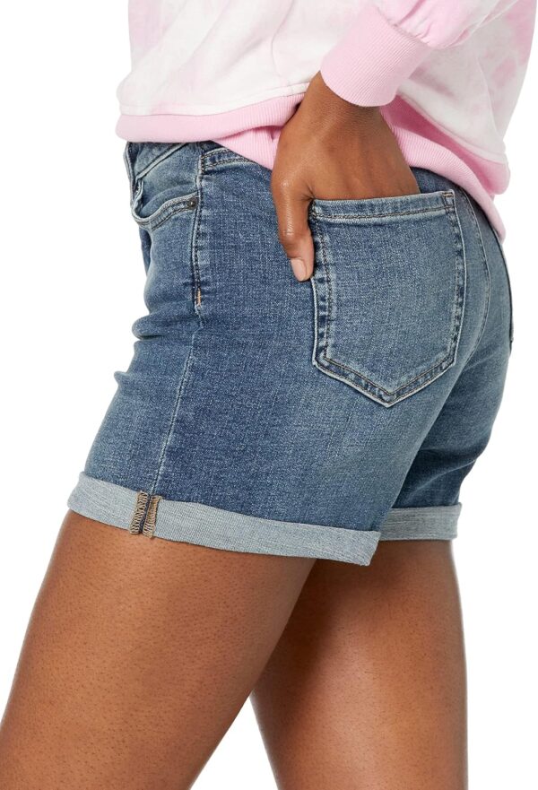 (W38) Calções de Ganga Corte Slim e cintura média Vintage Amazon Essentials