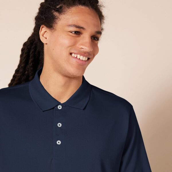 (S) Polo de Golfe Secagem Rápida Azul Marinho Amazon Essentials