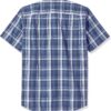 91vPmz1e5dL._AC_SL1500_ (XL) Camisa Manga Curta Popelina Amazon Essentials Corte Regular Azul Liso