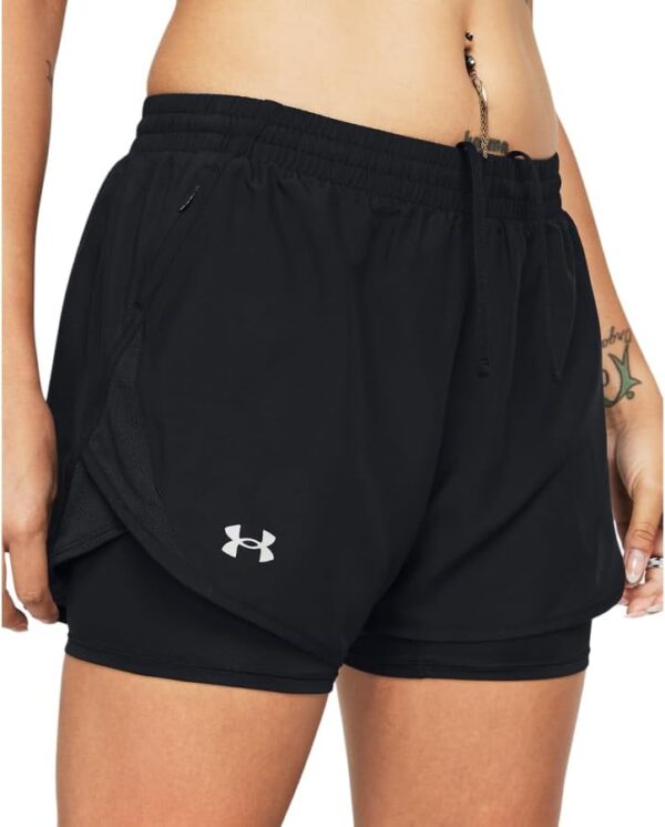 (S) Calções desportivos Under Armour com interior respirável Launch 2-in-1 Mulher