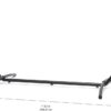Suporte de Rede Hammock 2,74 m até 180 Kg (Sem rede)