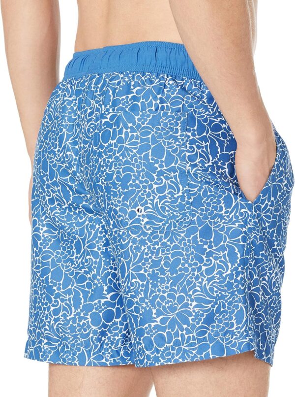 (XXL) Calções de Banho Amazon Essentials Silhueta com Flores Secagem Rápida