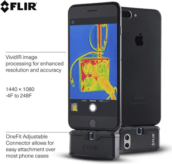 FLIR One Pro LT Câmara de Imagem Térmica de Alta Resolução APENAS PARA IPHONE COM PORTA LIGHTNING