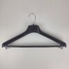 10 Cabides Largos 43 cm para Casacos com Suporte para Calças - Plástico