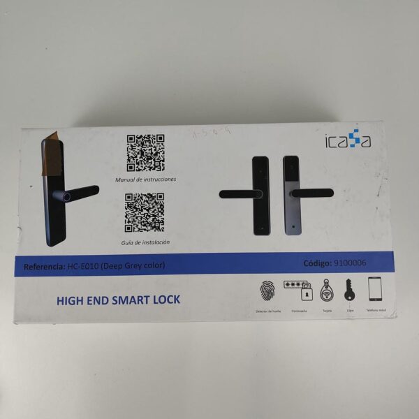 Fechadura Inteligente Wi-Fi 5 Modos Abertura ICASA HC-E010
