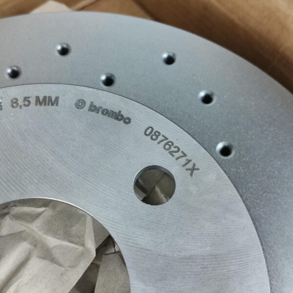 BREMBO XTRA LINE 08.7627.1X Disco de travão 264x10mm 5 cheio perfurado revestido (8020584212264) - 2 Unidades