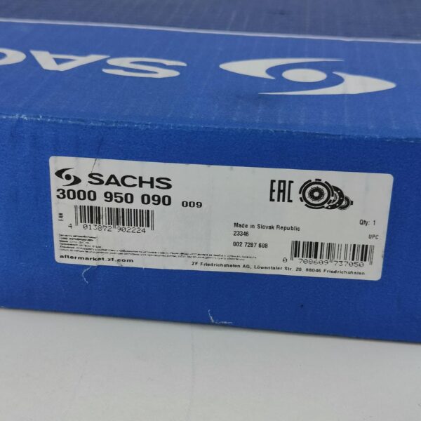 Kit de embraiagem SACHS 3000 950 090 - 228 mm (4013872902224)