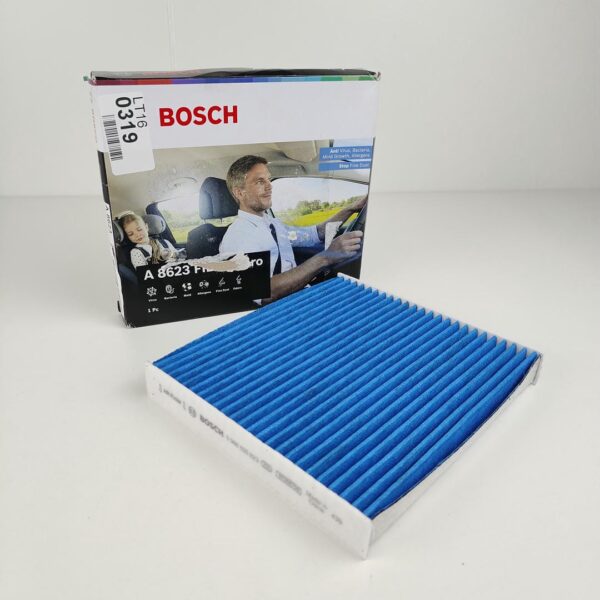 LT16X0319_1 BOSCH 0 986 628 623 / A8623 Filtro ar do habitáculo carvão ativado, pó fino com efeito antialérgico / fungicida / antibacteriano (4047026589122)